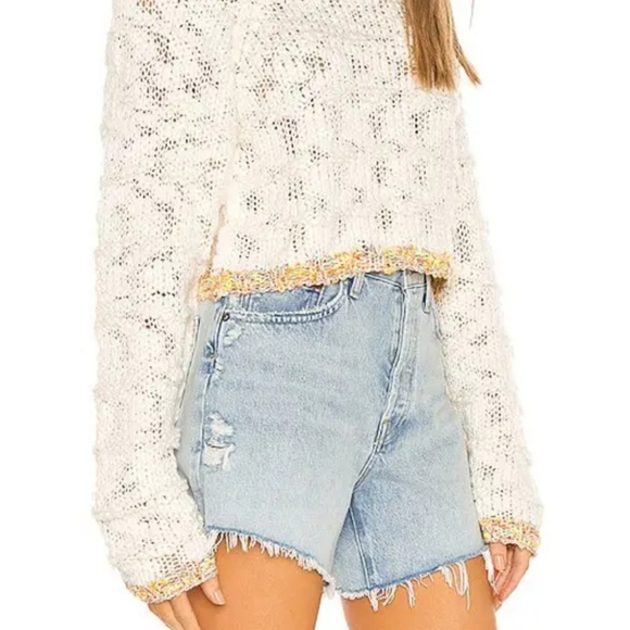 Free People West Palm Beach Sweater Slouchy Oversized Knit Ivory Sm Md & Lg NWT - Picture 6 of 14